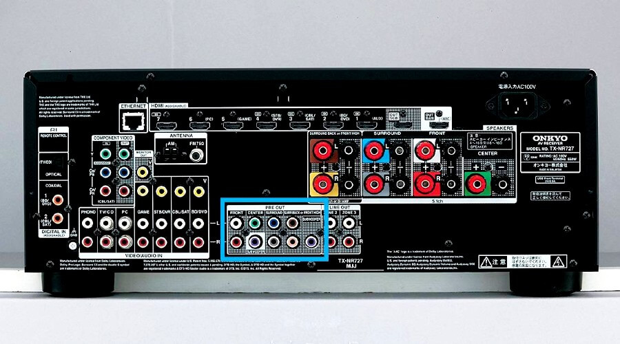 What is a Pre-Out on an AV Receiver