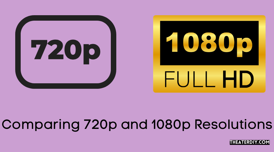 Comparing 720p and 1080p Resolutions