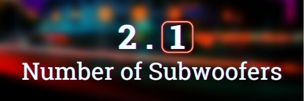 Number of Subwoofers