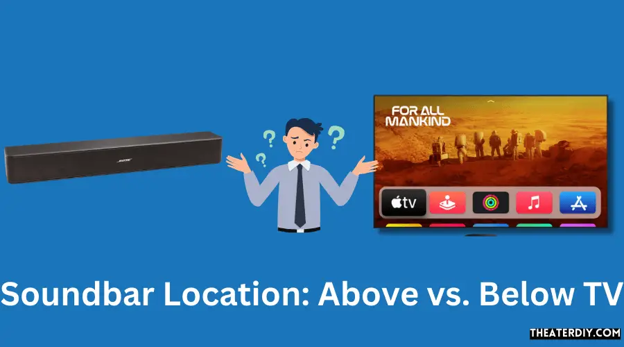 Soundbar Location Above vs. Below TV