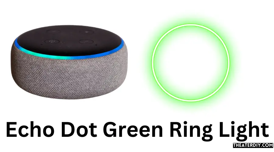 Echo Dot Green Ring Light
