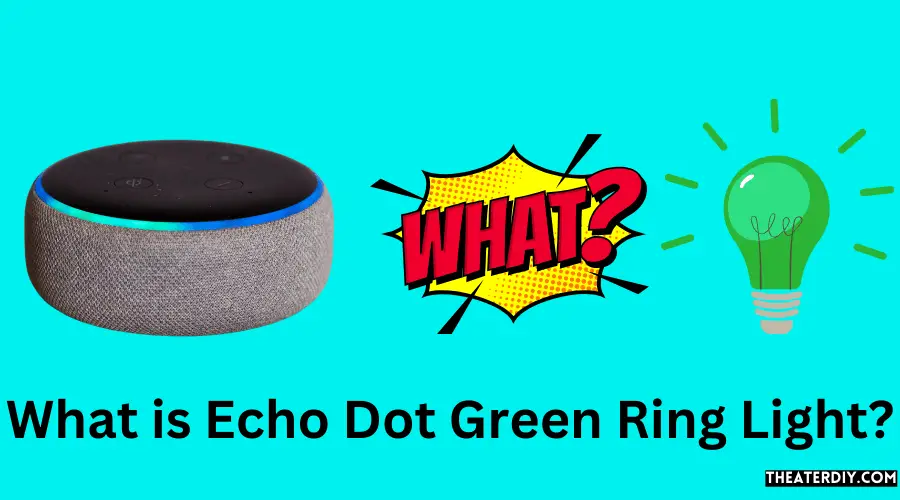 What is Echo Dot Green Ring Light?