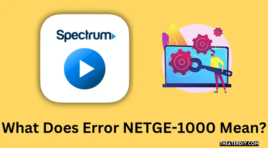 What Does Error NETGE 1000 Mean