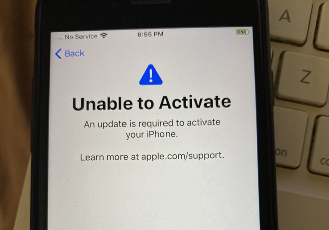 An Update is Required To Activate Your Iphone: Use A Computer
