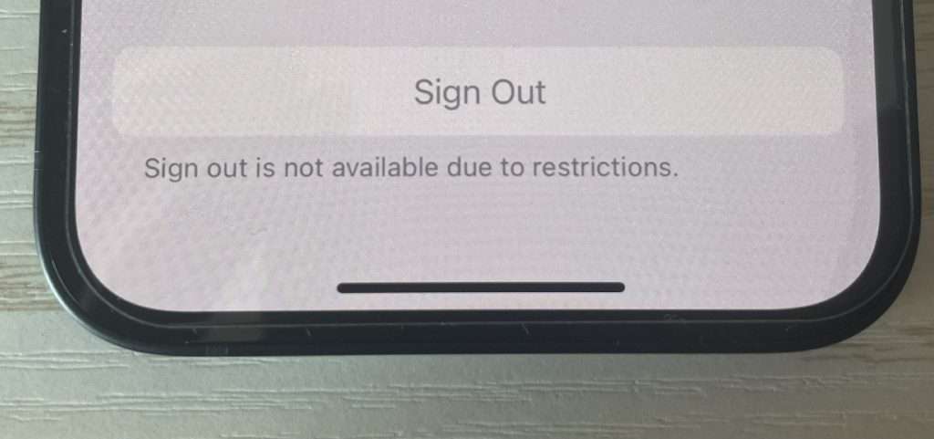 Apple Id Sign Out is Not Available On Iphone: Turn This Off Now