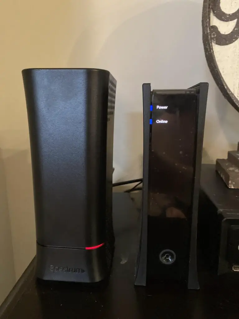 Spectrum Modem Blinking Red