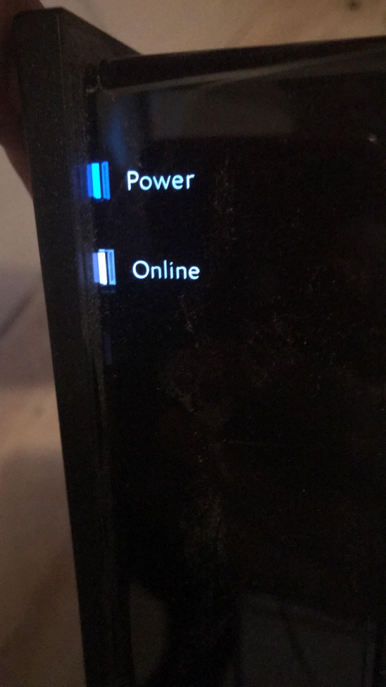 Spectrum Modem White Online Light