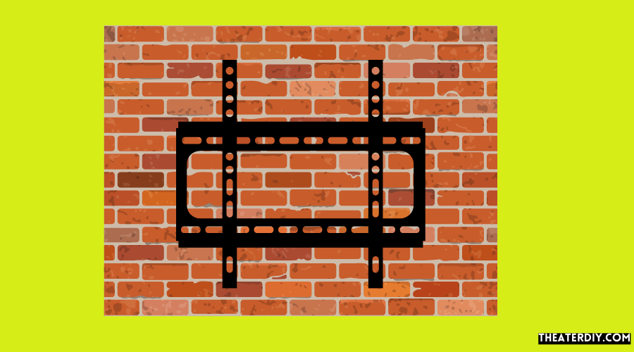 Attaching The Tv Mount To The Brick Wall