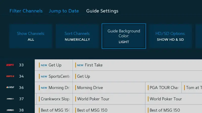 What Number is the Golf Channel on Spectrum